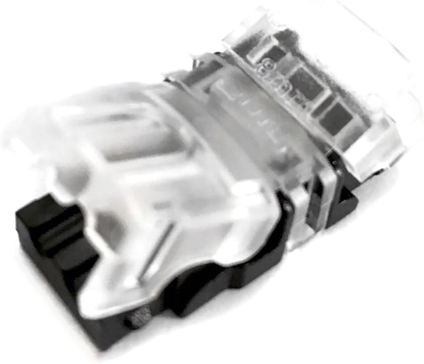 2 pin SMD 3528 Non-Waterproof LED Strip Connector,Connect Wire to Strip, Applicable for SMD 8mm PCB Board, 22-20 AWG Cable Without Stripping The Wires