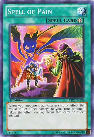 Yu-Gi-Oh! - Spell of Pain (LCJW-EN128) - Legendary Collection 4: Joey's World - 1st Edition - Common