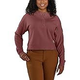 Carhartt Women's 106182 Women's Loose Fit Midweight French Terry Henley Sweatsh
