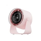 DURBESTER Small Desk Fan, 28dB Ultra-Quiet Desktop