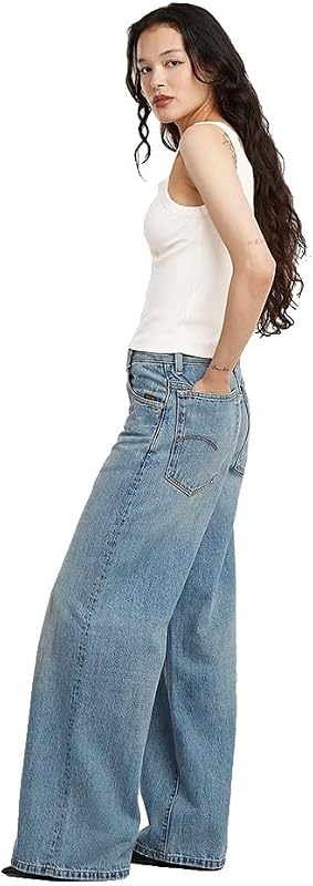 Women's Skater High Loose Jeans, Blue, 29 W/34 L