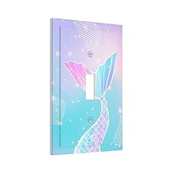ShinyLuck Mermaid 1 Gang Light Switch Plate Cover