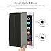 Besdata Auto Wake/Sleep Function & Translucent Magnetic Case for Apple iPad 2/iPad 3/ipad 4 Bundle with Screen Protector, Cleaning Cloth & Stylus,Black