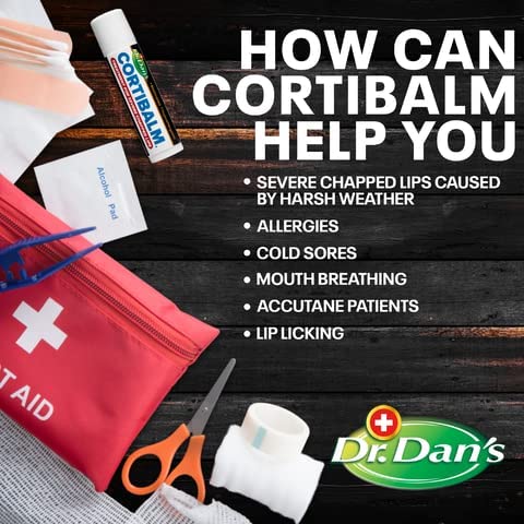 Dr. Dans CortiBalm Lip Balm, .14 oz by Dr. Dans, 1 pack