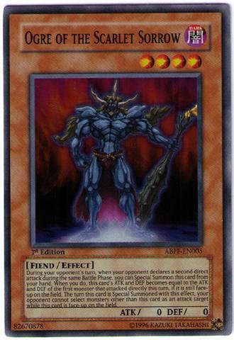 Yu-Gi-Oh! - Ogre of the Scarlet Sorrow (ABPF-EN005) - Absolute Powerforce - 1st Edition - Super Rare