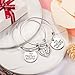 Yaomiao 2 Pieces Grandmother Granddaughter Bracelets Set Matching Heart Expandable Bracelets Split Heart No Matter Where Bangle Gift for Mother's Day