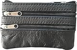 Maven Leathers Genuine Leather Coin Purse with Key Ring