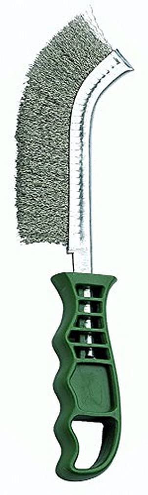 Bellota 50806-I Hand Scrubbing Brush (Stainless Steel, Plastic Handle, 0.3mm Curved Wire)