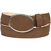 men s western belt el general nubuck camel