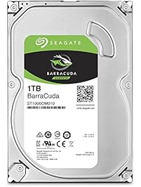 Seagate 1TB BarraCuda SATA 6Gb/s 64MB Cache 3.5-Inch Internal Hard Drive (ST1000DM010)