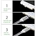 Magnetic USB Cable for Micro USB Charging and Data transfer 3.3ft Cable for Android Gen5 (1PC Silver) …