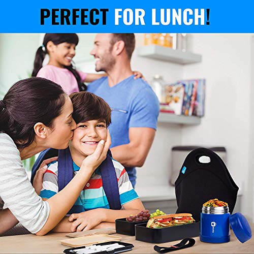 Monka Bento Lunch Box For Adults And Kids, With Thermos Vacuum And