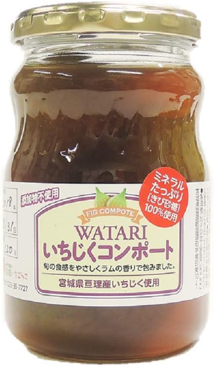 Amazon Co Jp 宮城県 亘理いちごっこ いちじくコンポート 3g Food Beverage Alcohol