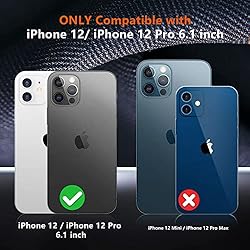 SPIDERCASE Designed for iPhone 12 Case/iPhone 12