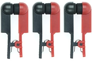 PLAFNIO Ear Clip Electrode Double-Sided Rubber Head Comfortable, Set of 3