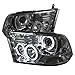 Spyder Auto PRO-YD-DR09-CCFL-SM Dodge RAM 1500 Smoke CCFL LED Projector Headlight with Replaceable LEDs