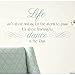 RoomMates RMK2029SCS Dance in The Rain Quote Peel and Stick Wall Decals