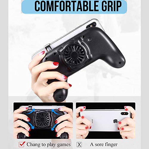 TEEPAO Phone Cooler Controller, Semiconductor Refrigeration Phone Cooler with Cooling Fan and 4000mAh Battery for All Games, Portable Gaming Grip for 5-7 Inch Android and iOS Phones - Thumbnail 7