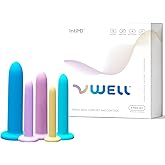 VWELL Silicone Wands Set Women 5 Piece Kit Hands-Free Suction Base Discreet | 5 piece tapered silicone wands set for women. Medical-grade silicone. Suction base attaches to most flat surfaces.