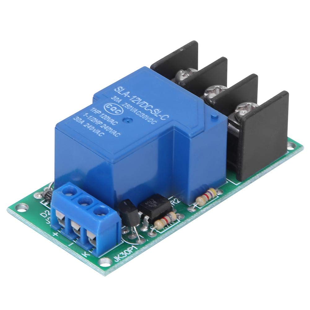 2pcs 1-Way 30A 12V Relay Expansion Module Low Level Trigger with Optocoupler Isolation