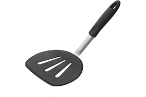 KAKAMONO Silicone Turner Spatula,The Perfect Pancake Flipper, Egg Turner, and Omelet Spatula,Heat Resistant Rubber Spatula Wide to Easily Handle Large Food