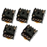 uxcell 5 Pcs PF113A Relay Base Socket 11 Pin for MK3P-I JQX-10F/3Z