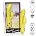 CalExotics California Dreaming Venice Vixen - Silicone Rabbit Vibrator - Waterproof Clitoral Sex Toys for Couples - 10 Vibration Function Massager - Yellow