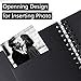 Scrapbook Album, 10 Inches, 80 DIY Black Papes LUNIQI Photo Collection with Phonto Opening and Gift Bow Knot, for Wedding, Valentines,Graduated, Party Day, Love Moment Recorder with 6 Corner Stickers