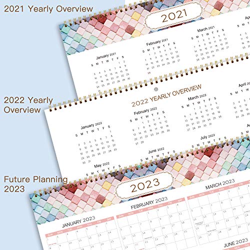 2022 calendar wall calendar 2022 large print big grid wall calendar 2022 with colored pattern 12 x 23 jan 2022 dec 2022 big grid wall calendar organized pricepulse