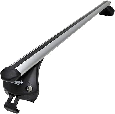 Summit Premium Integrated Railing Bar for Cars with Running Rails Set of 2
