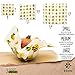 Beeswax Food Wrap Set | 3- Pack Reusable Bees Wax Cover Paper Wraps for Food Storage | Eco Friendly, Sustainable, Plastic Free Beeswrap Set| Small, Medium & Large Bee Wrap for Home & Outdoors