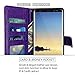 LK Case for Galaxy Note 8, [Wrist Strap] Luxury PU Leather Wallet Flip Protective Case Cover with Card Slots and Stand for Samsung Galaxy Note 8 (Purp