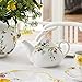 Villeroy & Boch Awakening Teapot with Spring Motif, Premium Porcelain, 21 x 14.5 x 14 cm, White, Colourful, 21x14,5x14