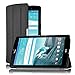 IVSO LG G PAD X8.3 Case - Ultra-Slim and Ultra-light PU Leather Folio Case Stand Cover -Only for [Verizon Wireless Model VK815] LG G PAD X8.3 (2015 Released) 4G LTE Tablet (Black)