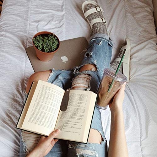 Leather Bookmark Handmade - Genuine Leather Book Marks - Perfect Bookmark for Men Women and Kids | Great Idea for Leather Gifts for Bookworms Writers Relatives and Friends (3 Bookmarks)