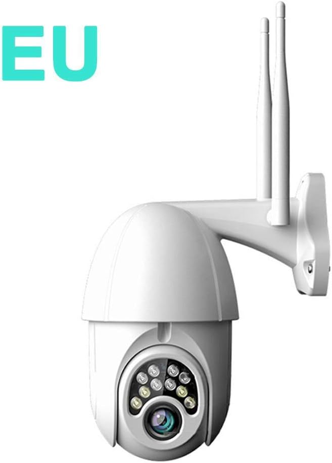 belukies PTZ IP Dome Kamera Outdoor, Überwachungskamera WLAN Aussen, 1080P Schwenk/Neige/5-Fach Optischer Zoom, IR-Nachtsich, IP66 Wasserfest, Bewegungsmelder, Unterstützung Von 64GB TF Karten