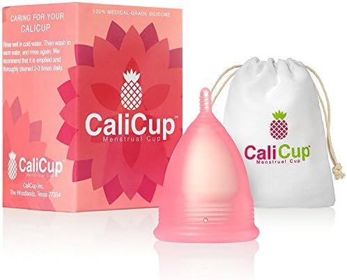 CaliCup Menstrual Cup Regular to Heavy Menstrual Flow Reusable