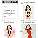 HOFAM Waist Trainer Breathable Hourglass Waist Corset Women's Latex Body Shaper Hook-and-Eye