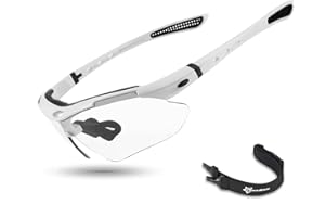 ROCKBROS Pickleball Glasses for Men & Women – ANSI Z87.1 Certified Safety Glasses, UV400 Protection & Interchangeable Strap