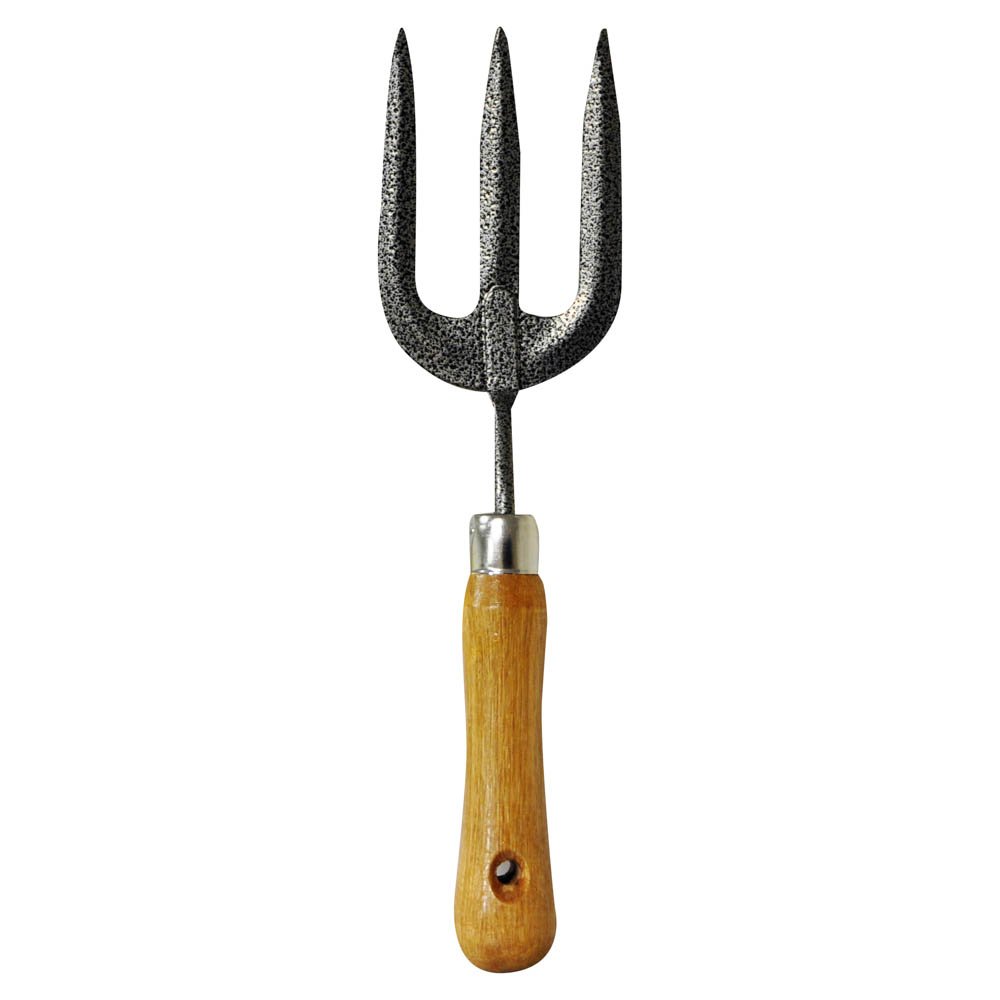 Kingfisher CSHF Wooden Handled Hand Fork