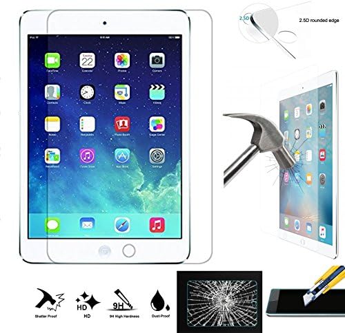 iPad Air Air2 Pro 9.7" Screen Protector,Airdream HD Tempered Glass Tablet Screen Protector Anti-Scratch Anti-Glare, Anti-Fingerprint
