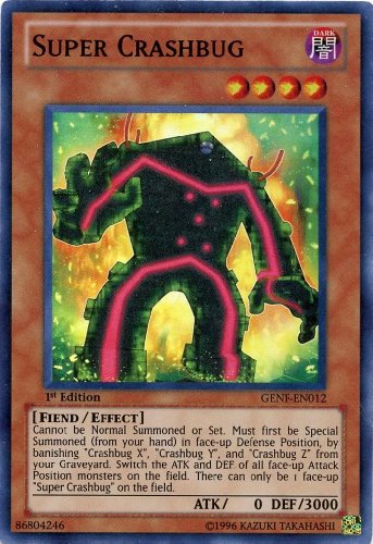 Yu-Gi-Oh! - Super Crashbug (GENF-EN012) - Generation Force - 1st Edition - Super Rare