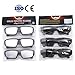 NASA APPROVED Plastic Solar Eclipse Glasses /w Carry Case Adult Size Glasses And Are Also CE and ISO Tested Safe Solar Viewing – 3 Pack (3 Glasses and 3 Cases)