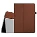 Fintie iPad Air 2 Case - Slim Fit Leather Folio Case with Smart Cover Auto Sleep / Wake Feature for Apple iPad Air 2 2014 Model, Brown