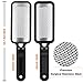 Foot Files, Foot Scrubber 2 Pack Professional Pedicure Rasp Callus Remover Foot Files For Easy Trimming Dead Skin, Callus, Foot Corn, Cracked Heels, Light-weight, Surgical Stainless Steel - 2 Pack