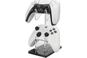 UgyDuky Universal Dual Game Controller Holder Desk Stand for PS4 PS5 Xbox ONE Switch, Perfect Display and Organization, Gamin