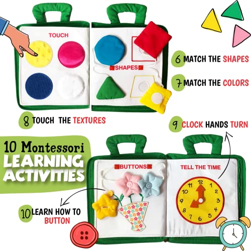 My Quiet Book for Toddlers Montessori Busy Books for 3 Year Old