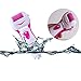 Callus Removal Battery Operated Electric Callus Remover Waterproof, Rechargeable Foot shaves Tool Skin Foot Spa - Pink