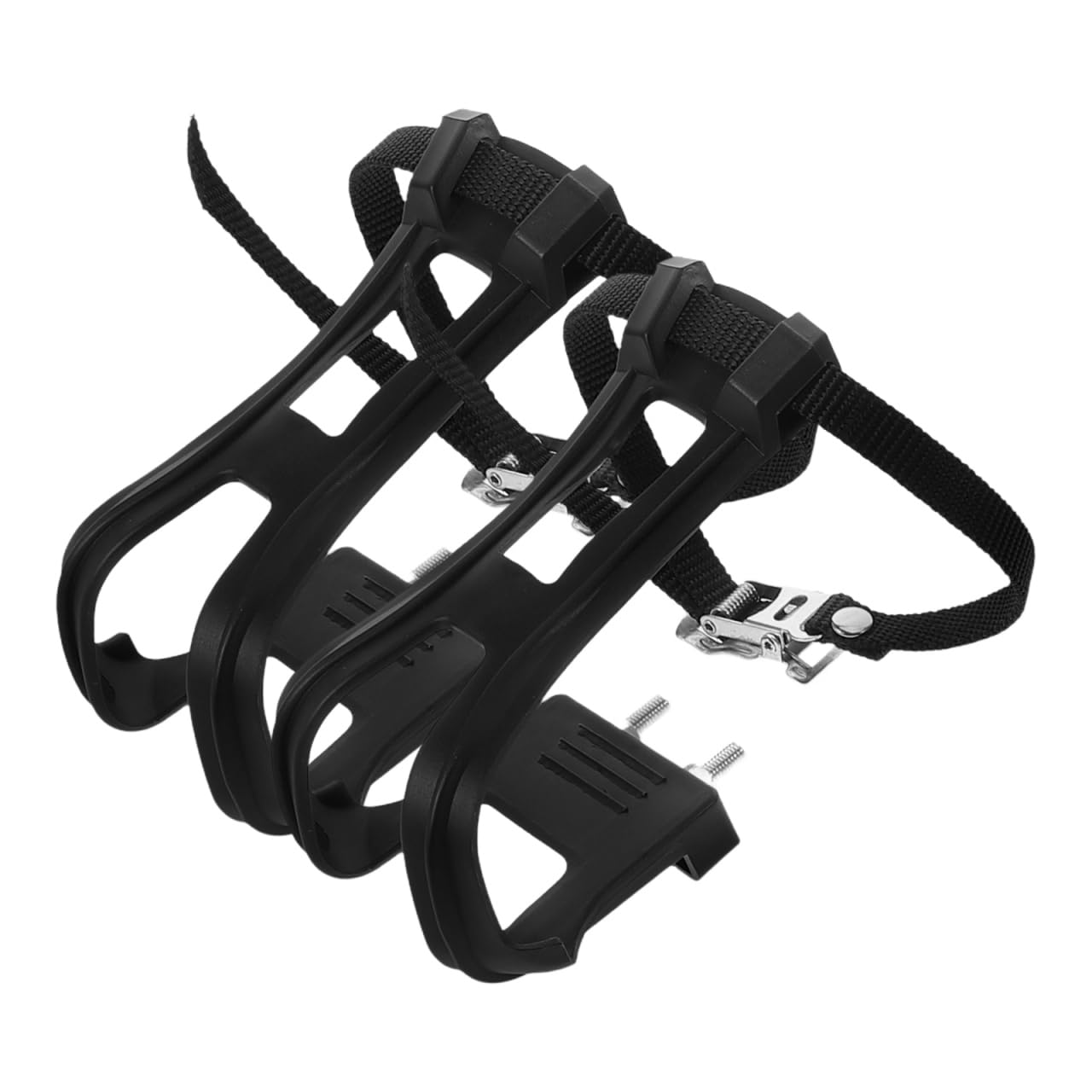 WINOMO Bike Pedal Straps Cycle Clips Cycling Clips Pedals Bike Toe Cage Toe Clips Toe Clips Bike Pedal Toe Clips Cage Kiddies Bike Pedal 1Pair Cycling Pedal Straps, Road Bike Pedals Toe Clips