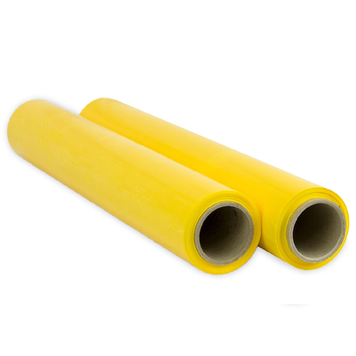 OFITURIA Red Film for Packing 50cm x 300m Length, Elastic Film, Manual Packaging (Yellow, 2 Rolls)